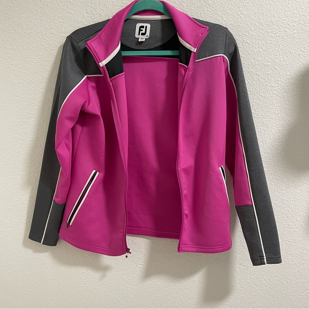 FootJoy Women's Pink and Gray Jacket